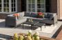 Exotan Domino Loungeset Buiten Aluminium Steengrijs 88x300x225 - Thumbnail 3