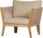 Exotan WOOOD San Remo Loungestoelen Teak Zand 70x88x96 - Thumbnail 1