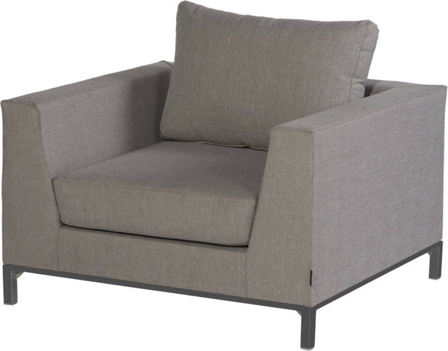 Exotan Sicilië Loungetoel Tuin Aluminium Taupe 100x88x60