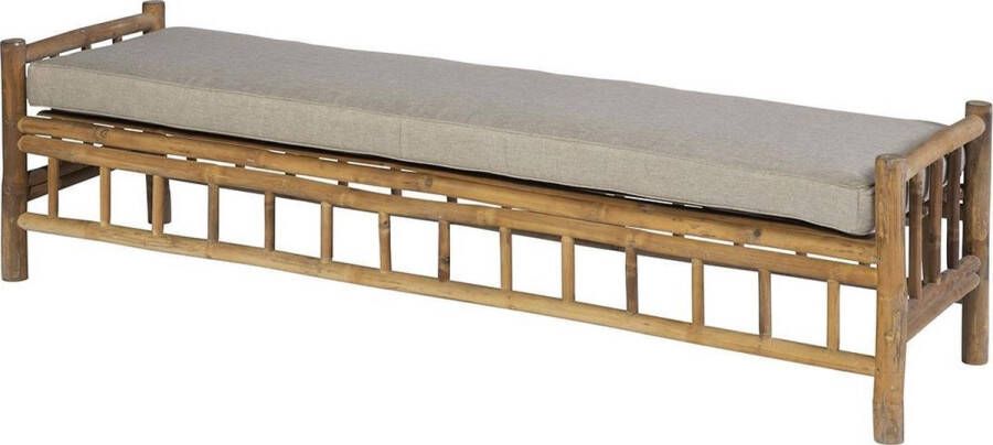 Exotan Persoon Bamboe loungebank bamboo natural finish - Foto 2