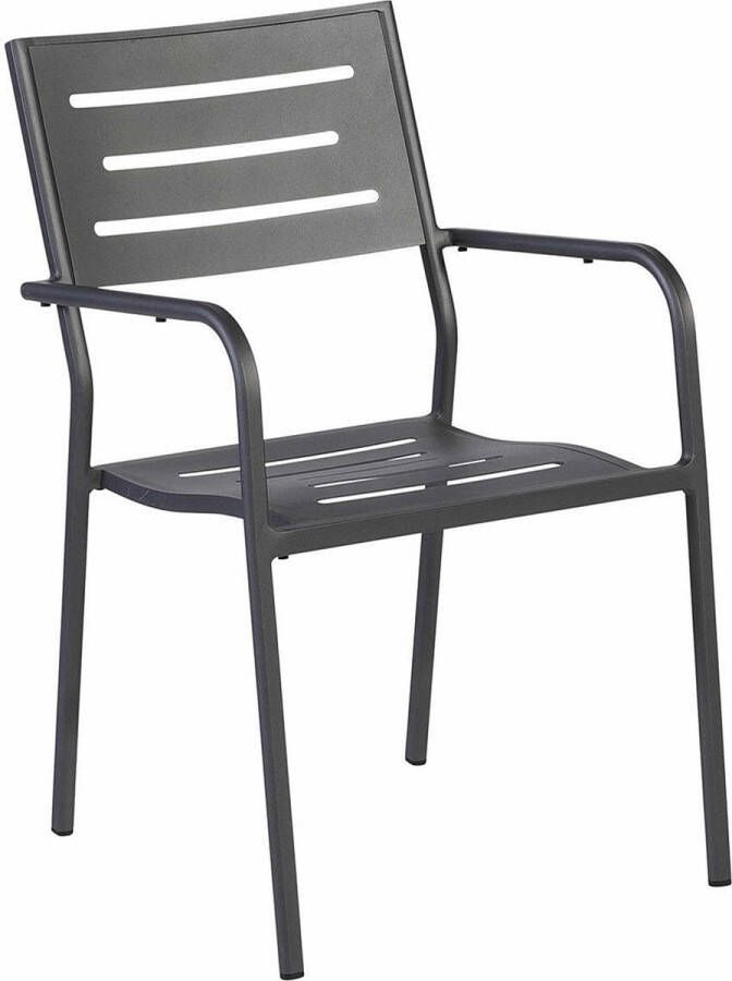 Exotan Persoon Outdoor Living Exotan Hawaii stapelbare tuinstoel Antraciet