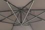 Exotan Roma zweef parasol polyester dark taupe tilt system & rotating Ø350 cm - Thumbnail 2