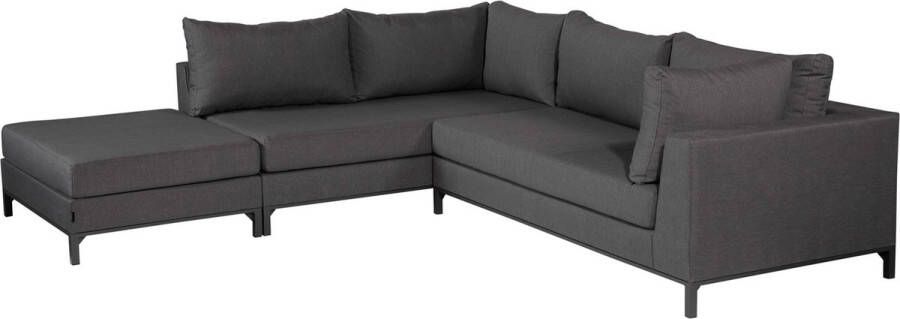 Exotan Sicilië Loungeset Rechts Aluminium donkergrijs 60x262x246 - Foto 4