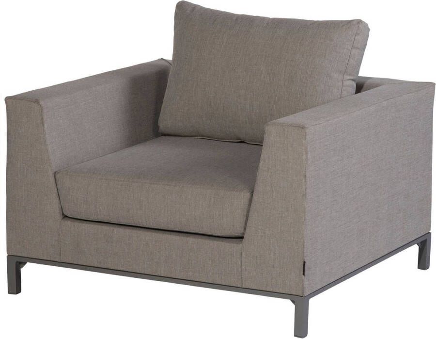 Exotan Sicilië Loungetoel Tuin Aluminium Taupe 100x88x60