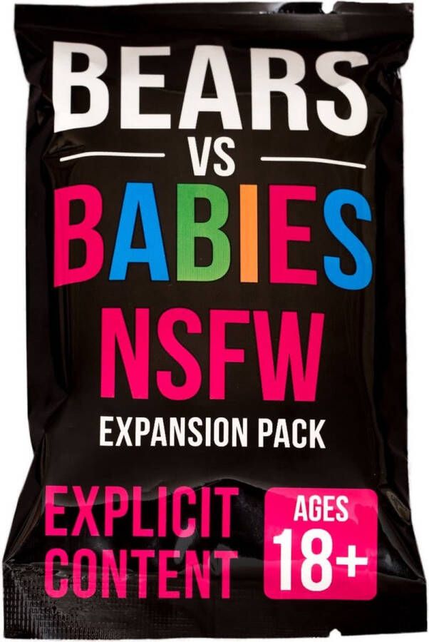 Exploding Kittens Bears vs Babies NSFW booster Uitbreiding Engelstalig Kaartspel