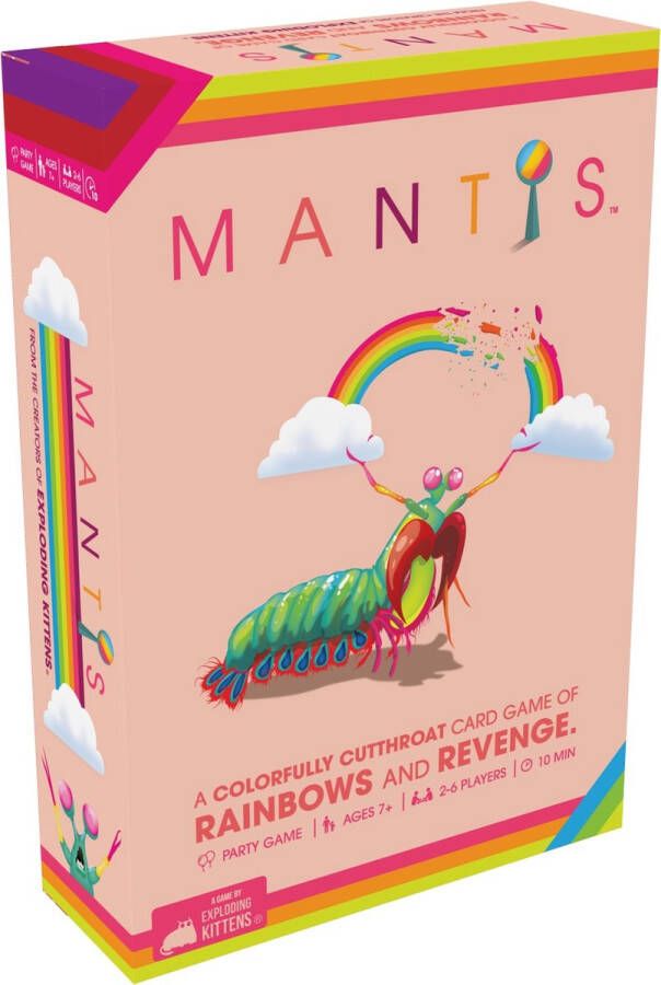 Exploding Kittens Mantis kaartspel partyspel Van de makers van