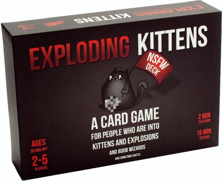Exploding Kittens NSFW Edition Engelstalig Kaartspel