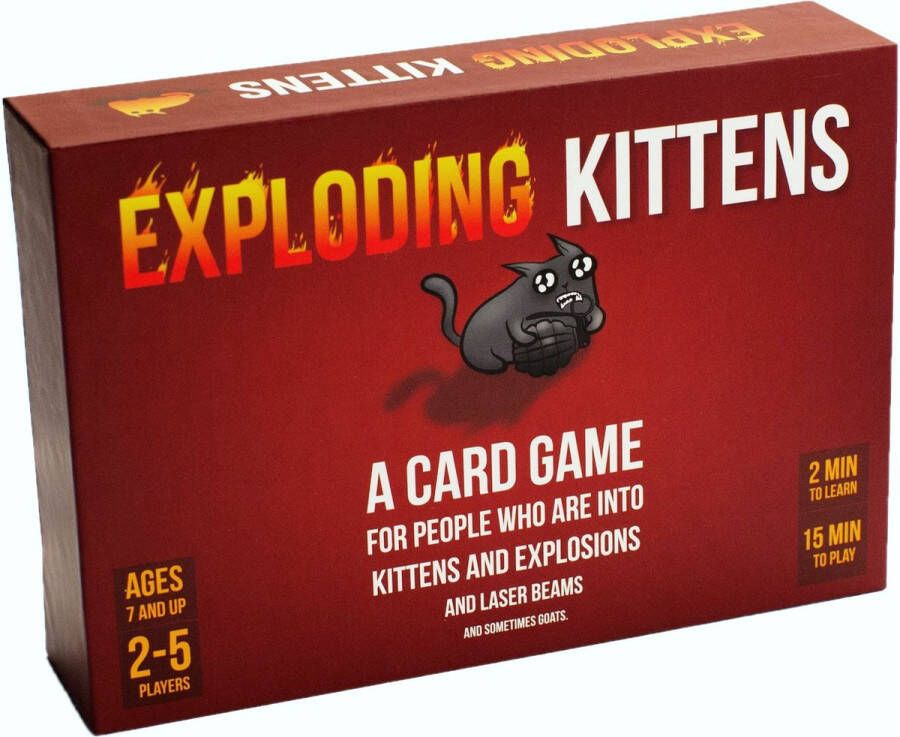 Exploding Kittens Original Edition Engelstalig Kaartspel