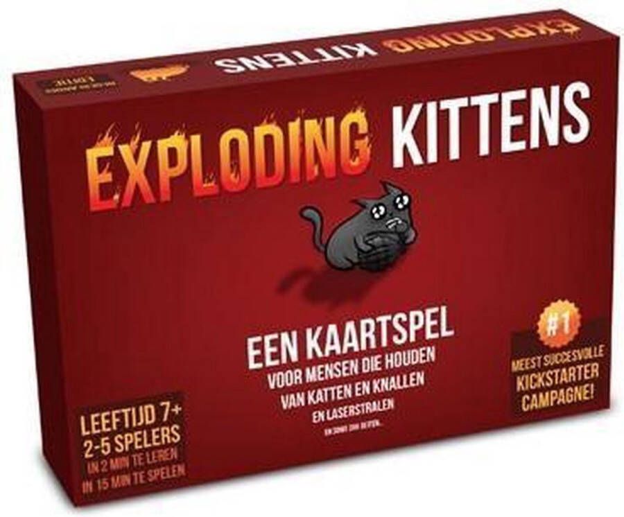 Exploding Kittens Originele Editie Nederlandstalig Basis Kaartspel