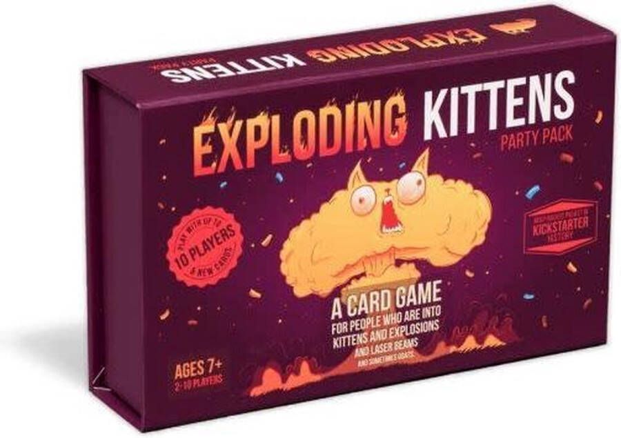 Asmodee Exploding Kittens Party Pack Engelstalig Kaartspel