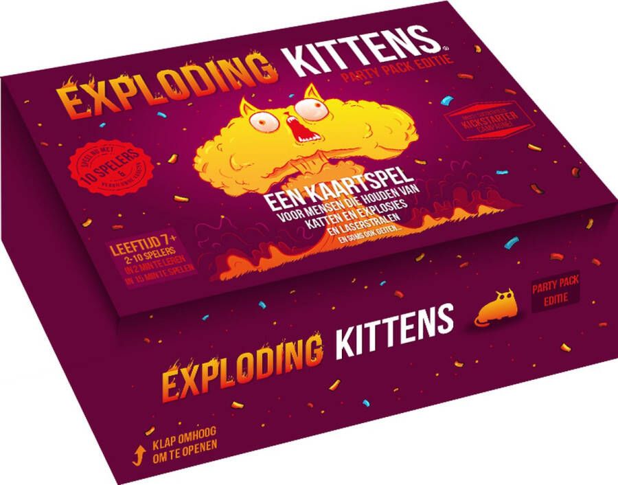 Exploding Kittens Party Pack Nederlandstalig Kaartspel