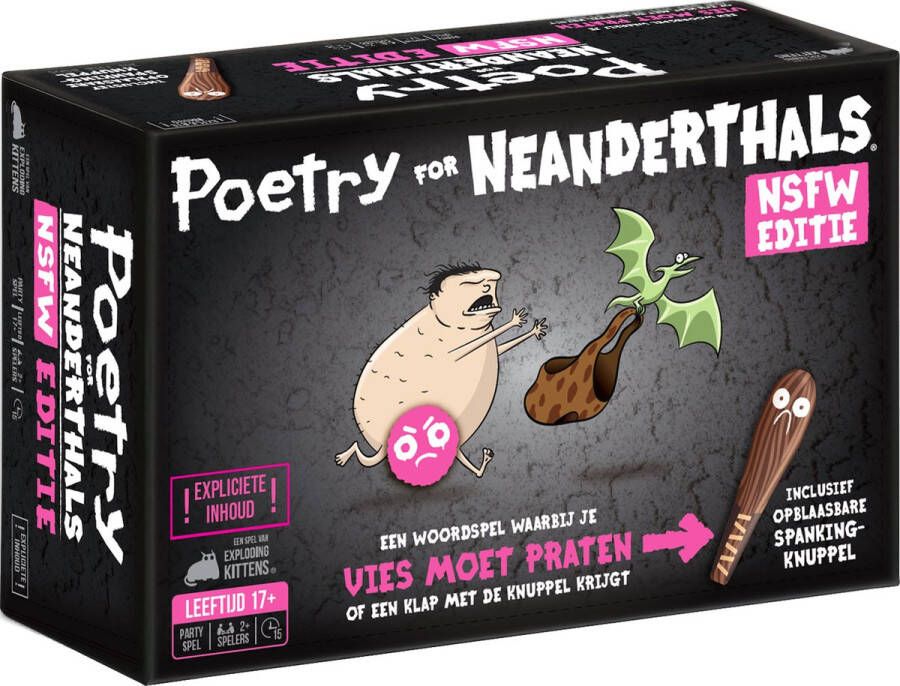 Exploding Kittens Poetry for Neanderthals NSFW Kaartspel