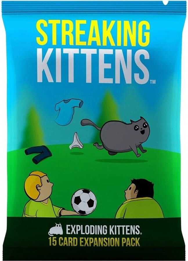 Asmodee Exploding Kittens kaartspel Streaking Kittens uitbreiding (en)