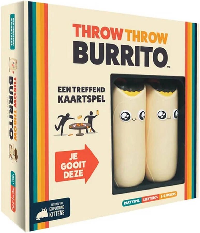 Exploding Kittens Throw Burrito Nederlandstalig Kaartspel