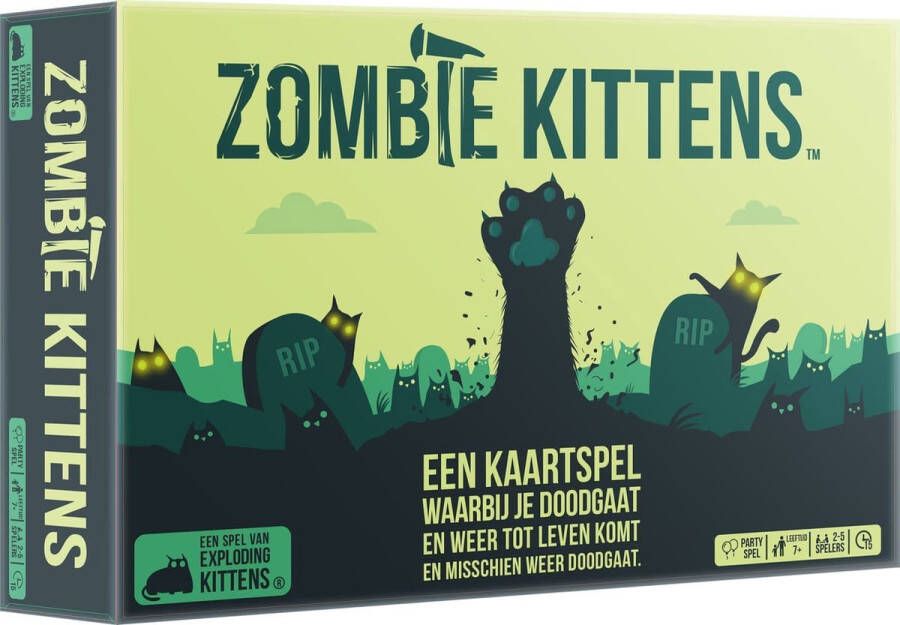 Exploding Kittens Zombie Kittens Kaartspel