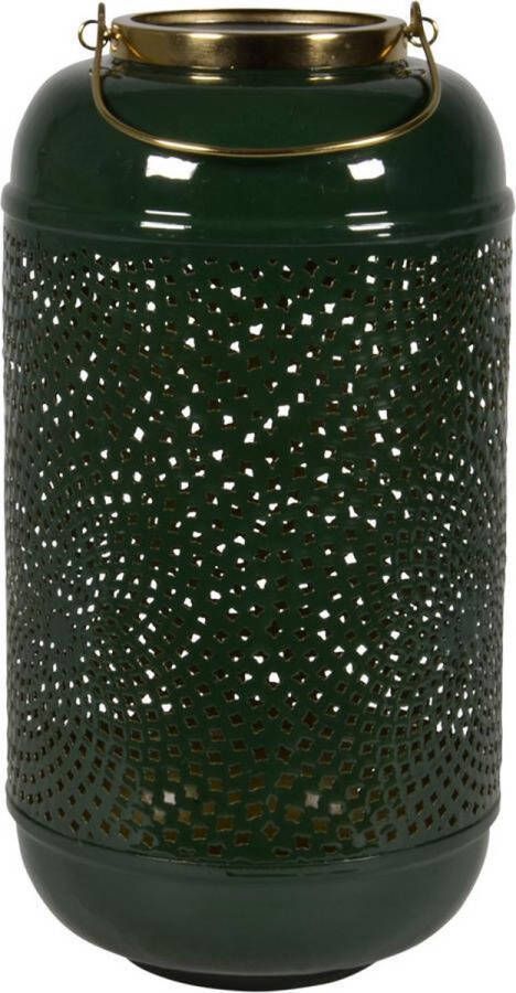 Express Windlicht Marrakesh 23x41 cm groen