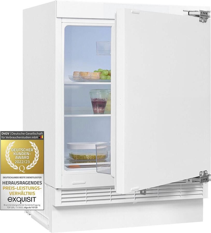 Exquisit UKS140-V-FE-010E- Onderbouw koelkast