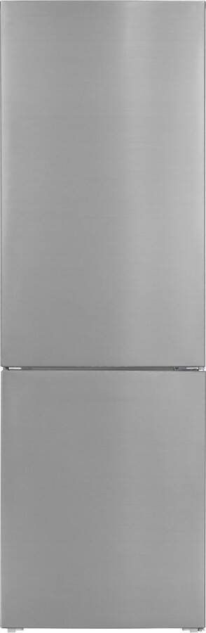 Exquisit KGC320-90-040D Koelvriescombinatie 4* Vriesgedeelte 315 Liter 39dB Zilver