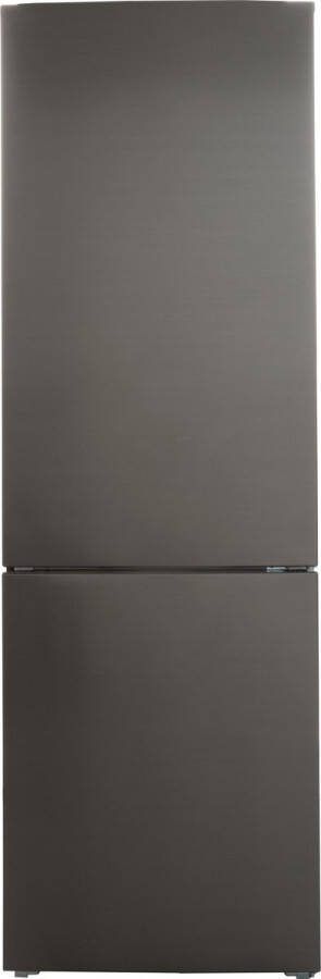 Exquisit KGC320-90-E-041EI 5 Jaar garantie Koel-vriescombinatie Inox 4* Vriesgedeelte 315 liter