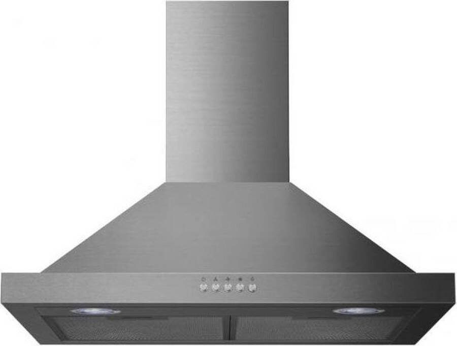 Exquisit KH62-3INOX Schouwkap 60 cm breed