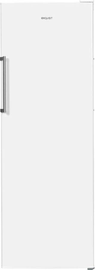 Exquisit KS350-V-H-040EW 5 Jaar garantie Koelkast RVS Handgreep 331 Liter 40dB Wit