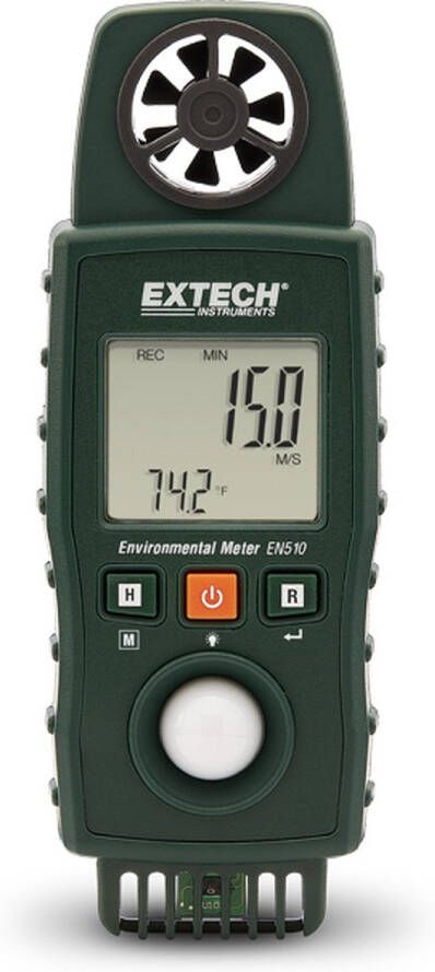 Extech EN510 Windmeter 0.4 tot 20 m s Met temperatuurmeting