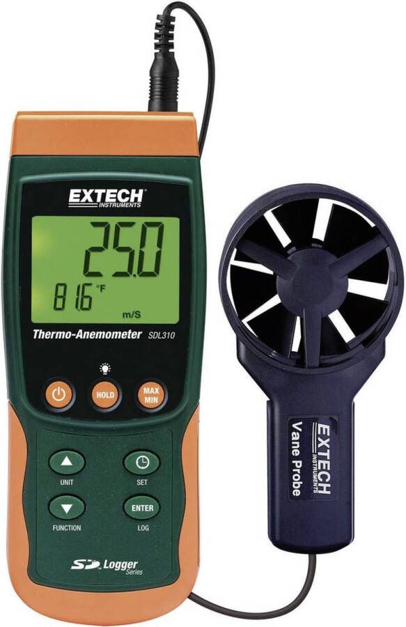 Extech SDL310 Windmeter 0.4 tot 25 m s