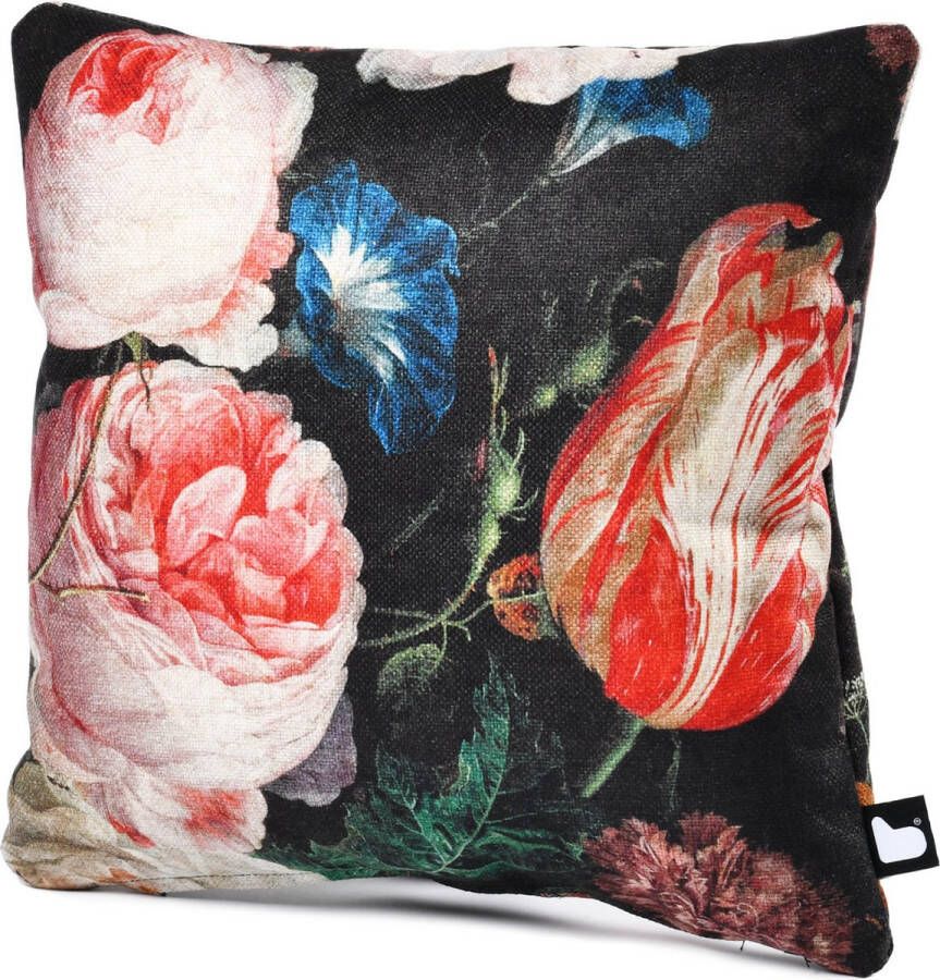 Extreme Lounging b-cushion fashion floral kussen voor binnen ergonomisch 43x43x10cm bloemenpatroon
