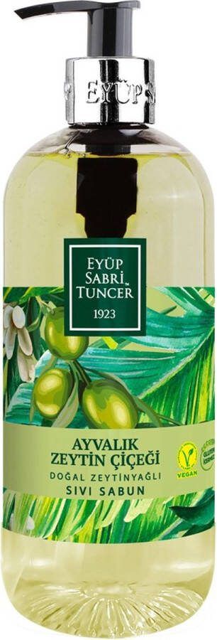 Eyup Sabri Tuncer Eyüp Sabri Tuncer – Ayvalik Olijvenbloem Handzeep 100% Natuurlijke Handzeep – 500 ML Glutenvrij 100% Vegan