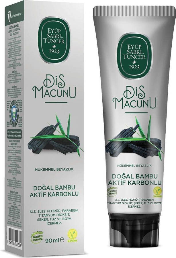 Eyup Sabri Tuncer Eyüp Sabri Tuncer Natuurlijke Bamboe Koolstof Tandpasta 90 ML