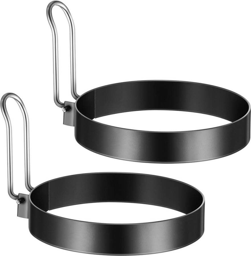 EZMarkt Kookring Staal & PTFE Ø10 cm 2 delig