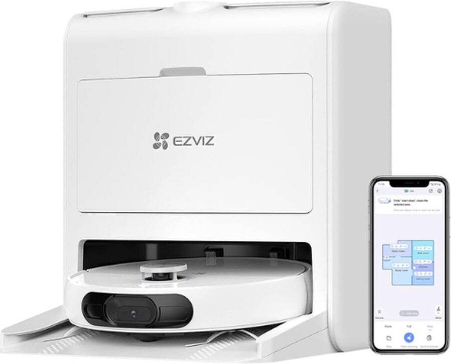 ‎EZVIZ Robotsofzuiger Robotstofzuiger Met Laadstation Robotstofzuiger Huisdieren Robotstofzuigers Robotstofzuiger Met Leegstaion