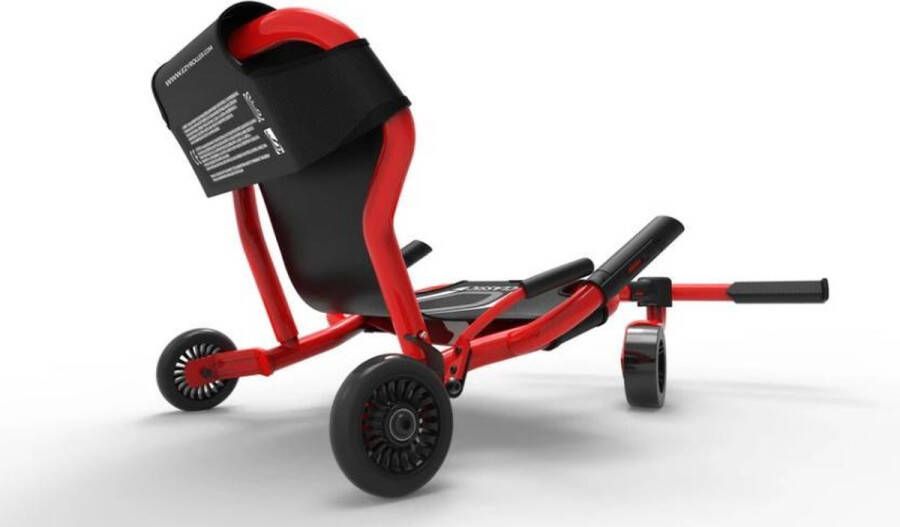 Ezyroller X rood Skelter Ligfiets voor kinderen van ca. 3-14 jaar