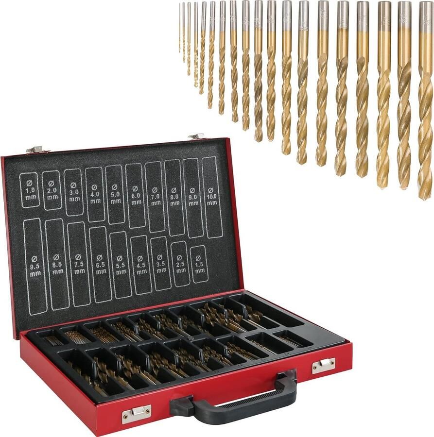 F Tools Borenset Spiraalboor set 170-delig