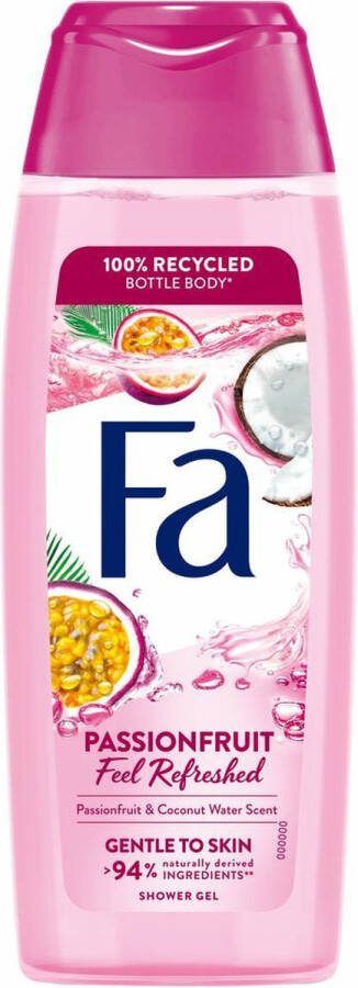 Fa 12x Douchegel Passion Fruit 250 ml