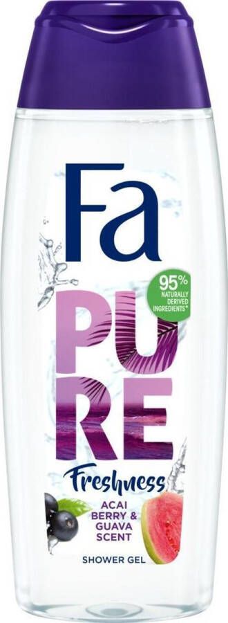 Fa 12x Douchegel Pure Freshness Acai berry & Guava 250 ml