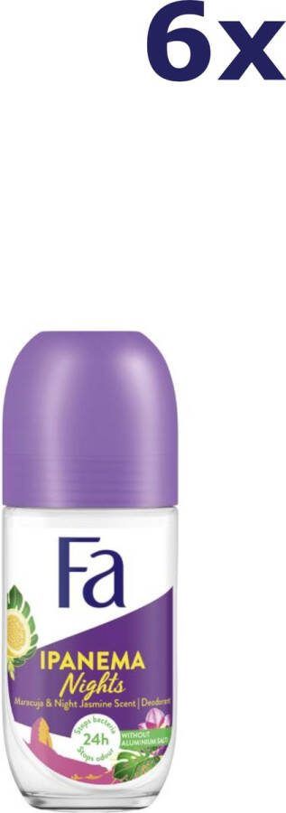 Fa 6x Deo Roll-on Women – Ipanema Nights 50 ml