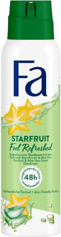 Fa 6x Deodorant Spray Starfruit 150 ml