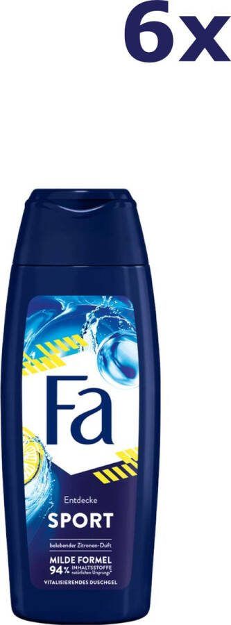 Fa 6x Douche Active Sport 250ml
