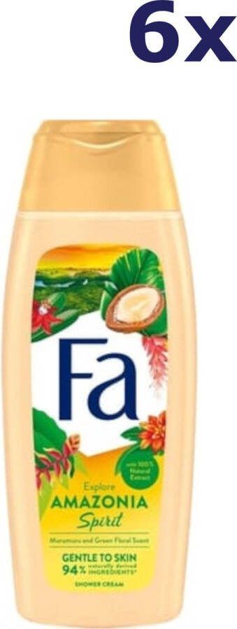 Fa 6x douchegel 250ml Amazonia Spirit