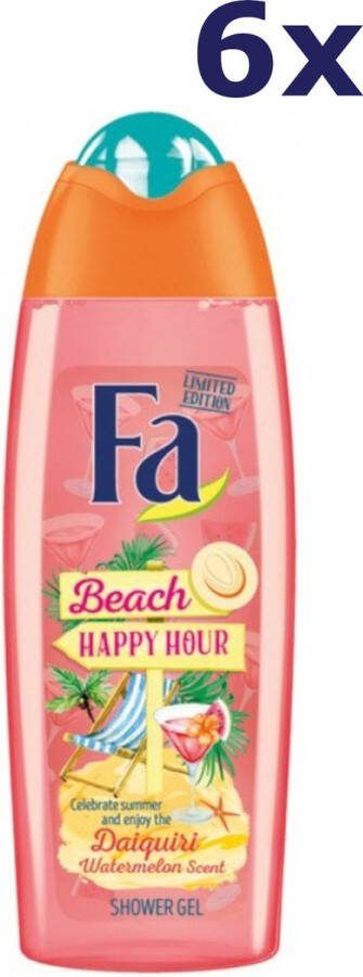 Fa 6x Douchegel Daiquiri & Watermeloen 250 ml