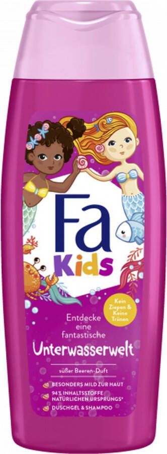 Fa 6x Douchegel & Shampoo Kids Zoete bessengeur 250 ml