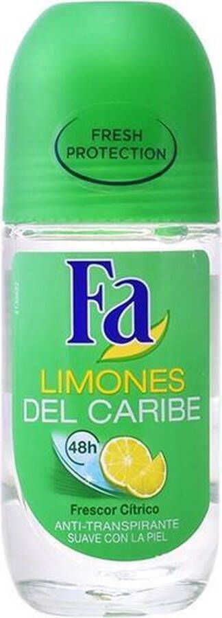 Fa 2 stuk Deo Roll-on Women Caribbean Lemon 50 ml