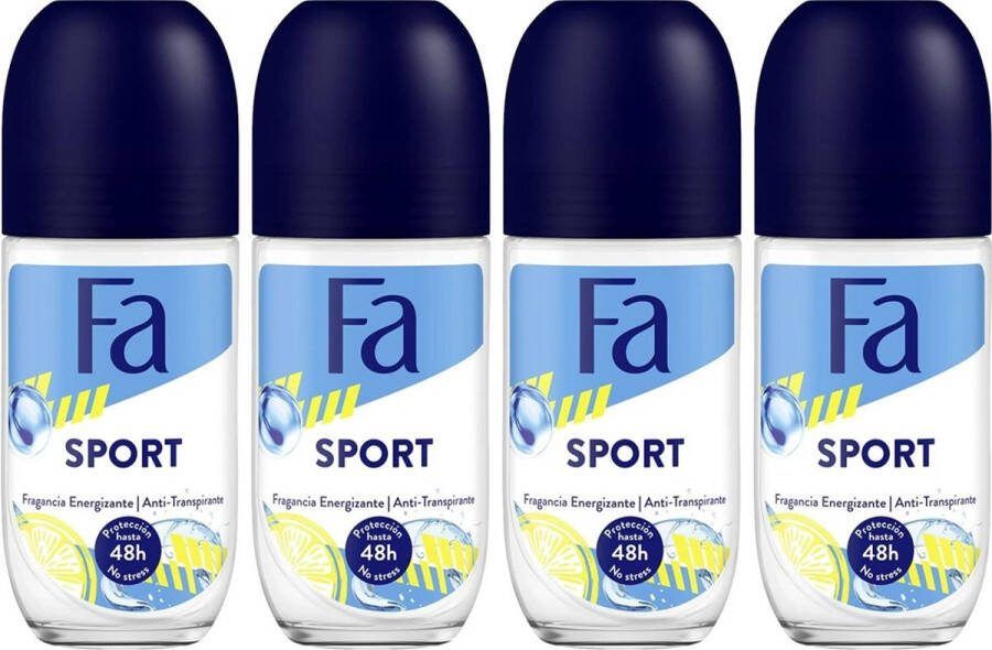 Fa Deo Roller Sport Unisex 4 x 50 ml