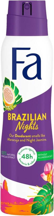 Fa Deodorant Brazilian Nights 150 ml