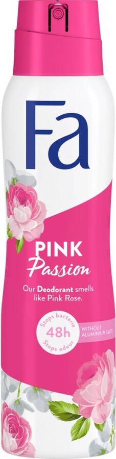 Fa Deodorant Spray Pink Passion (Anti-Stains Deodorant) 150 ml 150ml