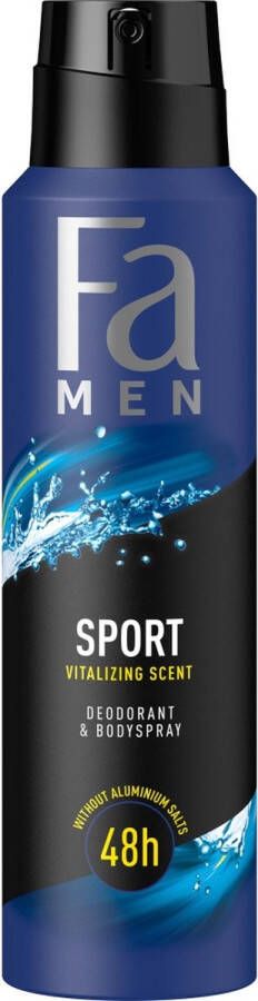 Fa Deodorant Spray Sport (Anti-Stains Deodorant) 150 ml 150ml