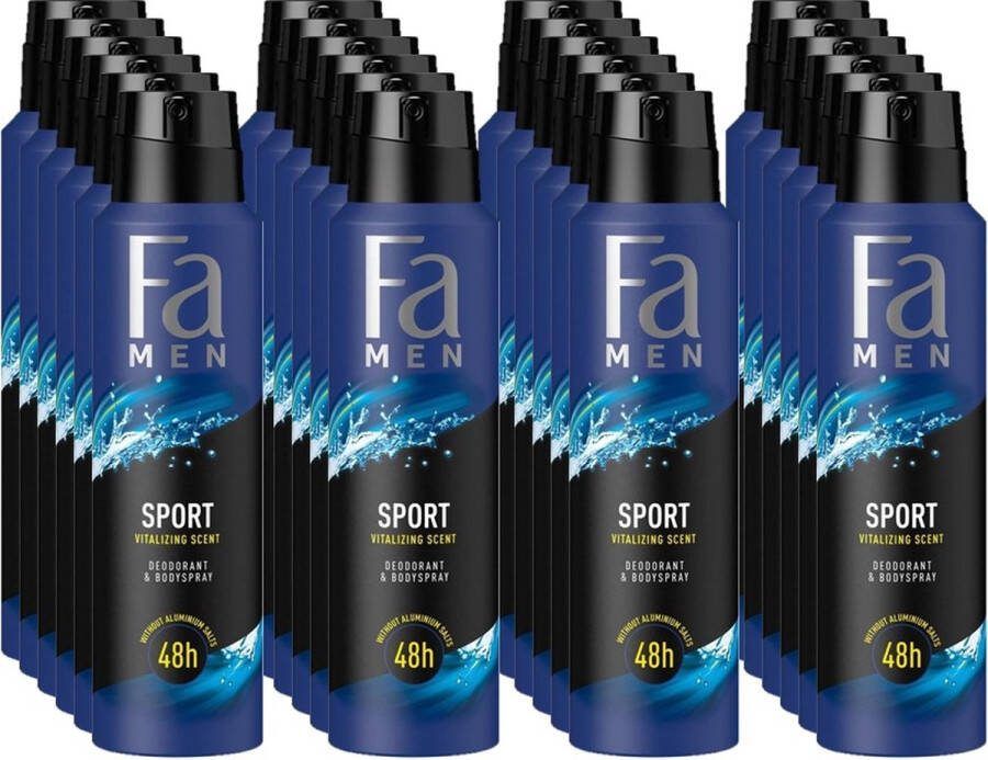 Fa Deospray Sport Men Voordeelverpakking 24 x 150 ml