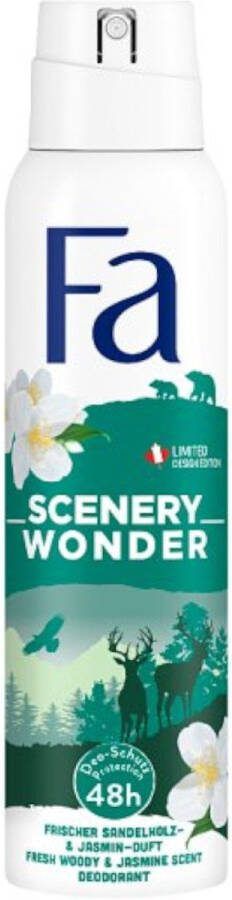 Fa Deospray – Urban Wonders Sandelwood & Jasmijn 150 ml