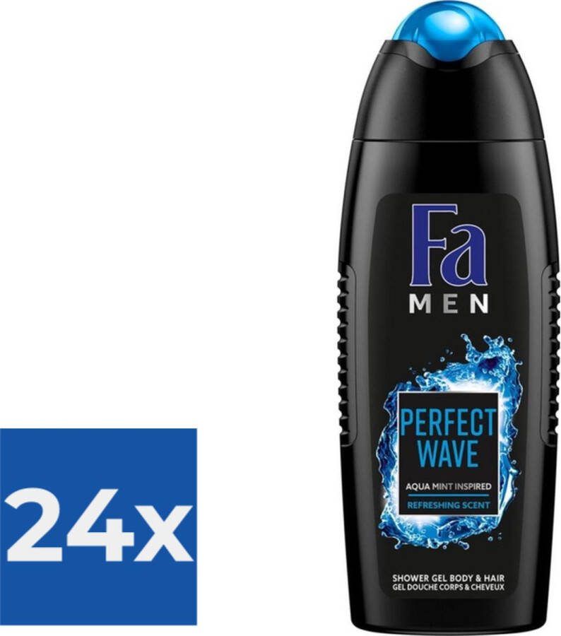 Fa Douche 250 ml Men Perfect Wave Voordeelverpakking 24 stuks